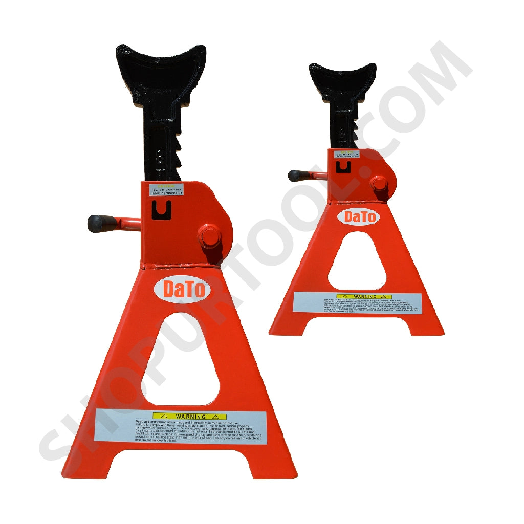 DaTo 3 Ton Heavy Duty Steel Jack Stands (2pcs) | Adjustable Height Vehicle Support & Stability