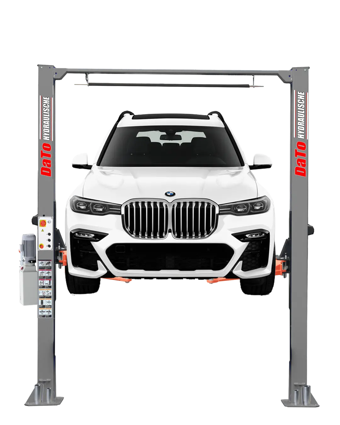 DaTo Two Post Clear Floor Lift with Automatic Locking- 4.5/ 5 Ton Capacity- 220/ 380V
