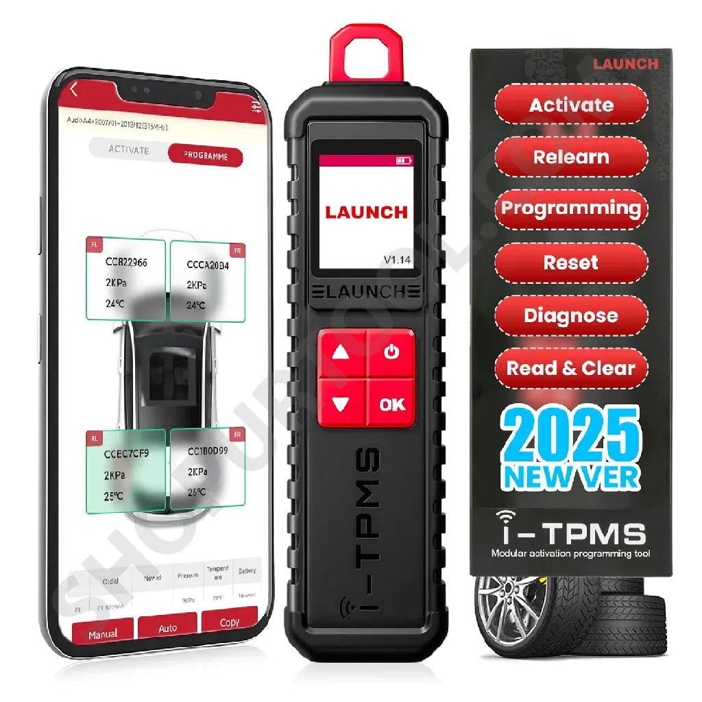 Launch X-431 TSGUN TPMS Tire Pressure Detector Tool, Work with Launch X431 V/V+,PRO3S+,Pro3,Pro5 and PAD V