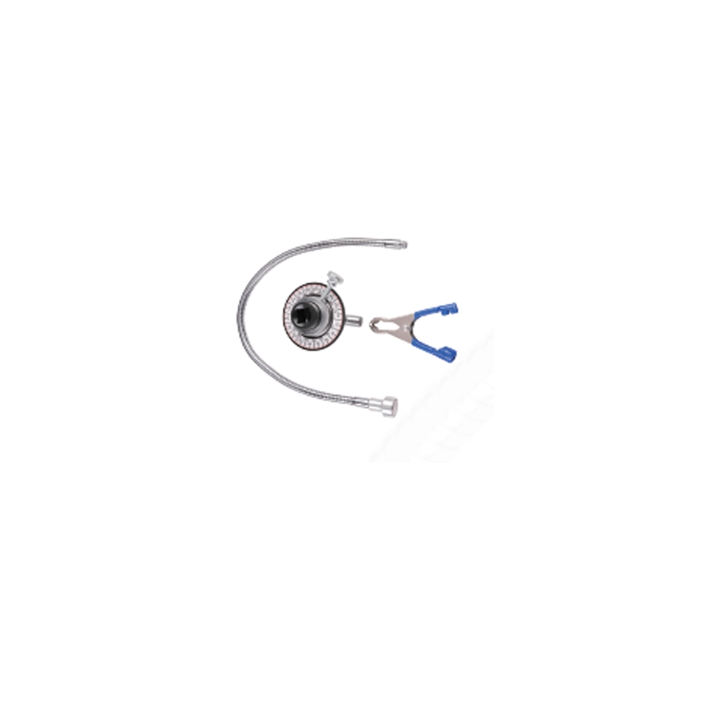 LIGE 1/2" Drive Torque Angle Gauge with Flexible Clip Arm & Magnetic Base