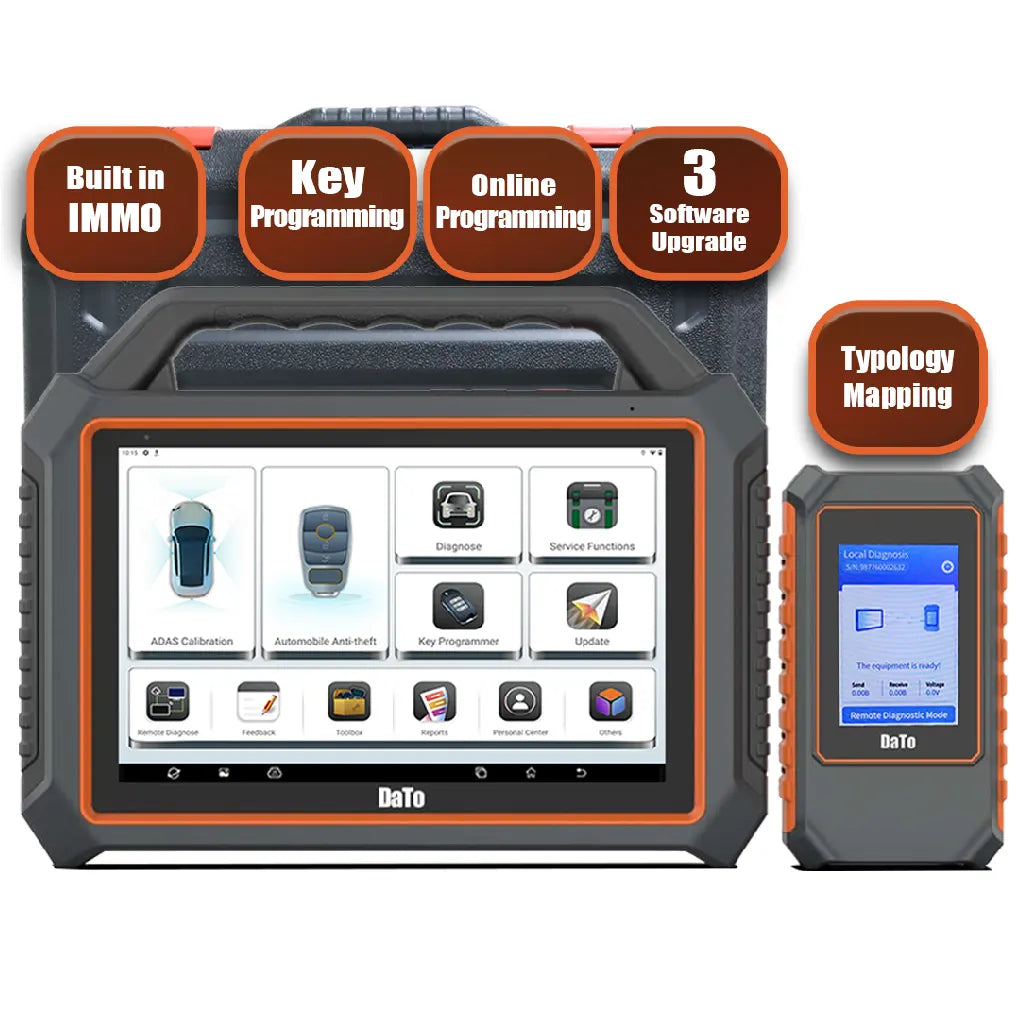 DaTo DAS723 Pro Ultra Link Ultimate Diagnostic Scanner Full-System Coding, Programming & ADAS-Ready Tool