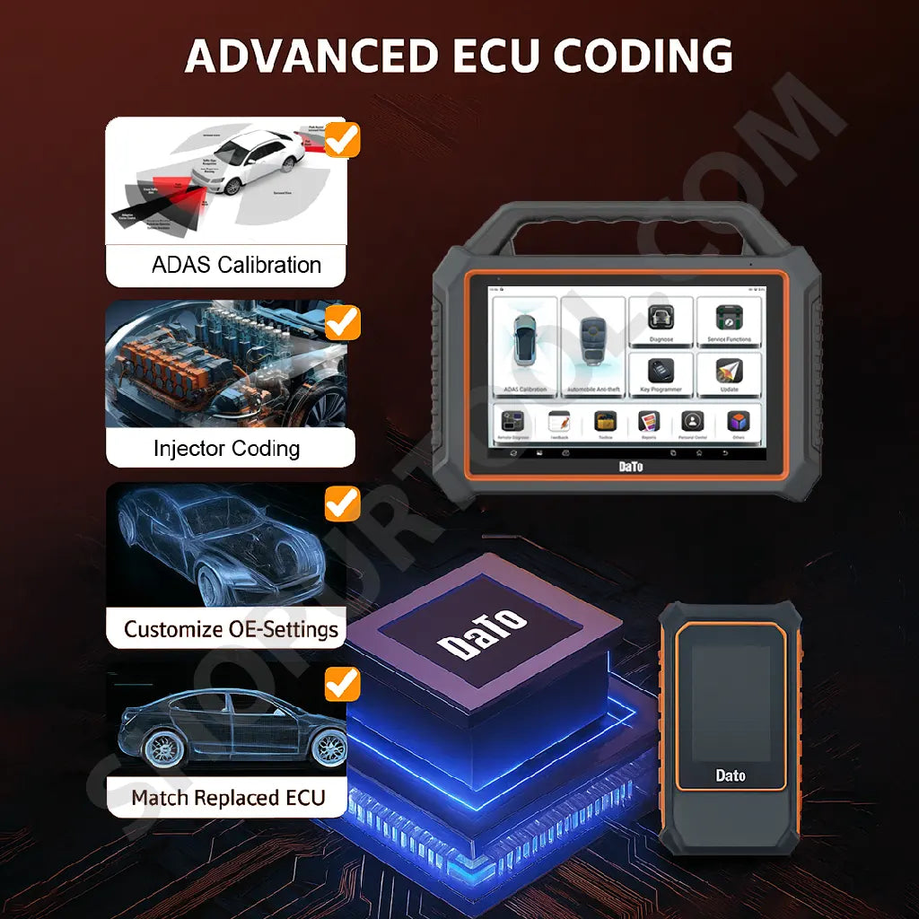 DaTo DAS723 Pro Ultra Link Ultimate Diagnostic Scanner Full-System Coding, Programming & ADAS-Ready Tool