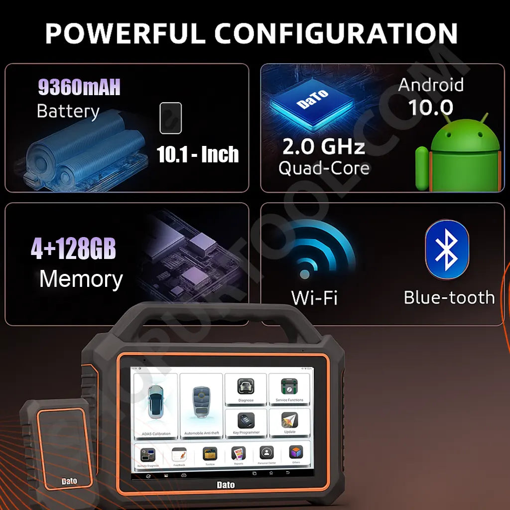 DaTo DAS723 Pro Ultra Link Ultimate Diagnostic Scanner Full-System Coding, Programming & ADAS-Ready Tool