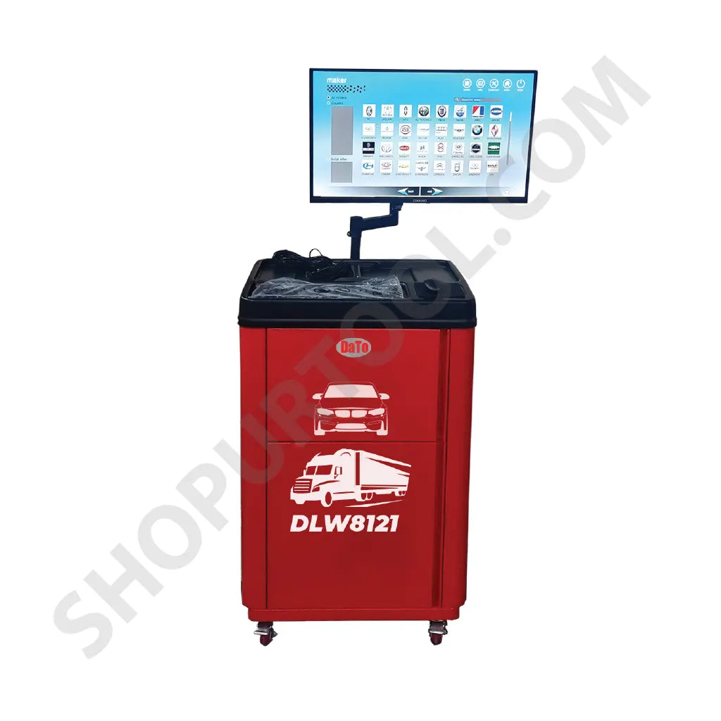 DaTo DLW8121 Compact 3D Wheel Alignment Machine | Space-Saving Design | Irish Technology