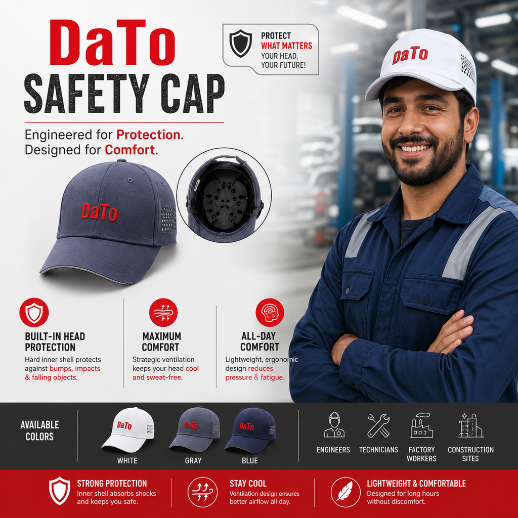 DaTo Safety Cap - Pretection and confort Helmet