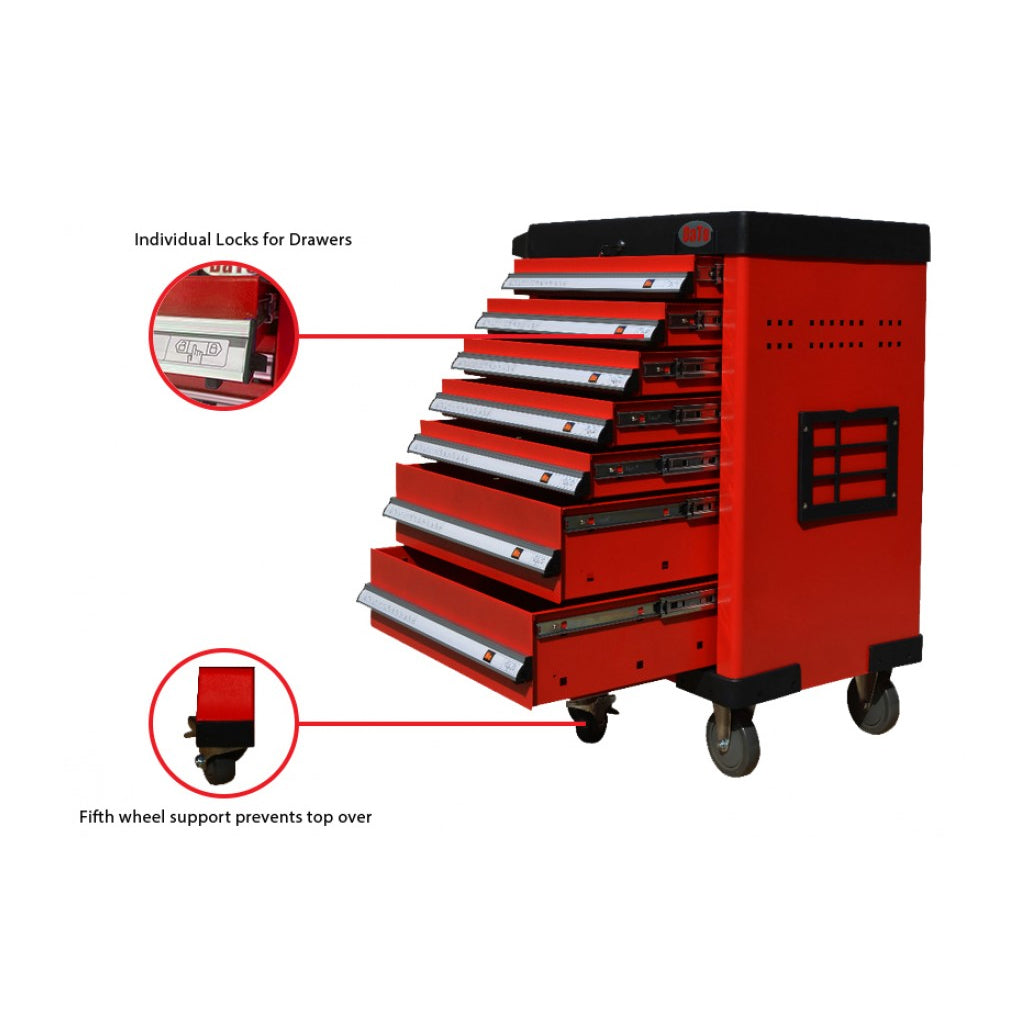 Tools Trolley with 368 PCS Tools 7 Drawer Trolley - TTL7C369