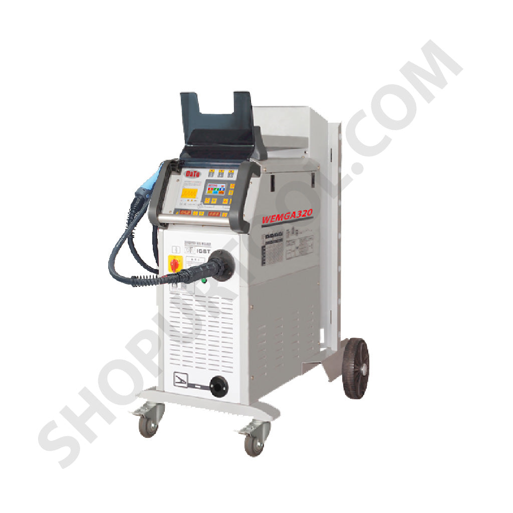 WEMGA320 MIG Welding Machine | 320A Inverter Welder with Digital LCD, Pulse Mode, Heated Gas Regulator