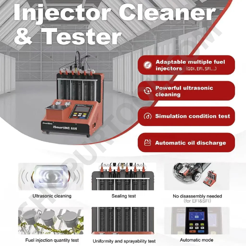 Launch INC605 Petrol Injector Cleaner & Tester – Professional Nozzle Cleaning & Fuel System Maintenance