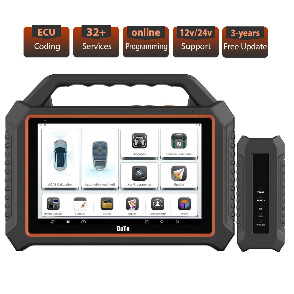 DaTo DAS723 PRO ULTRA – Professional Automotive Diagnostic Scanner with ADAS, IMMO & ECU Programming | 3 Years Free Update