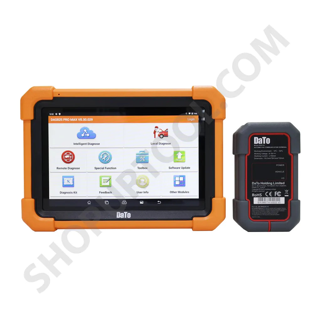 DaTo DAS825 PRO MAX – Advanced 8″ Android Diagnostic Scanner for Garages & Workshops