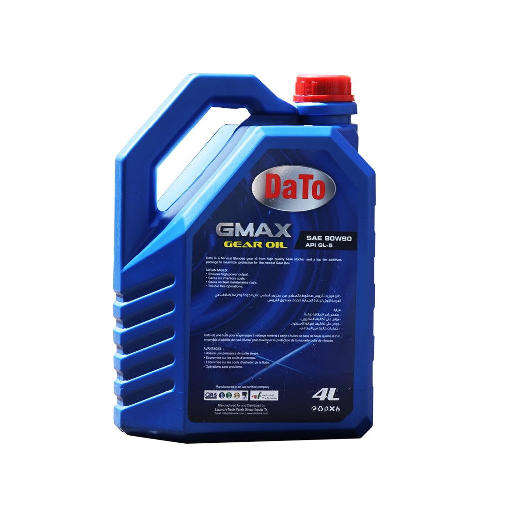 DaTo GMAX Gear Oil SAE 80W90 API GL-5 4L