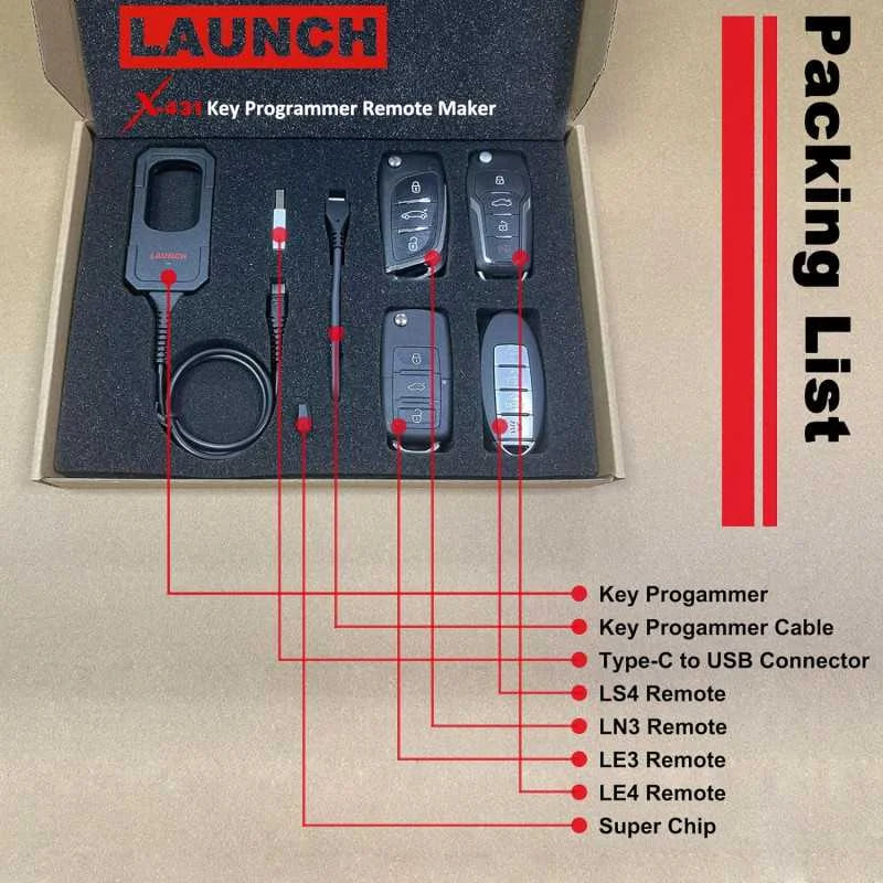 LAUNCH X431 مبرمج مفتاح ومُنشئ ريموت